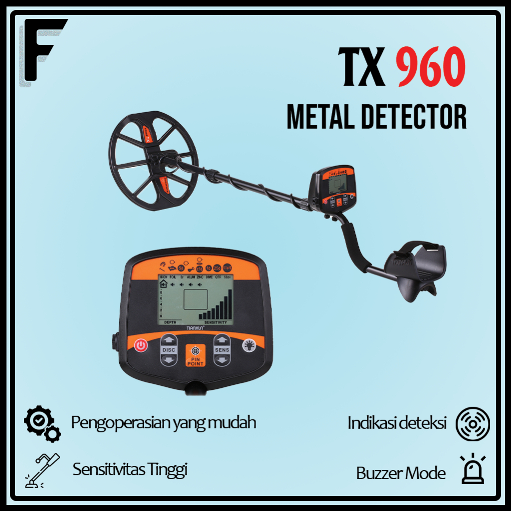 METAL DETECTOR TX-960 TIANXUN GOLD DETECTOR SILVER EMAS PERAK