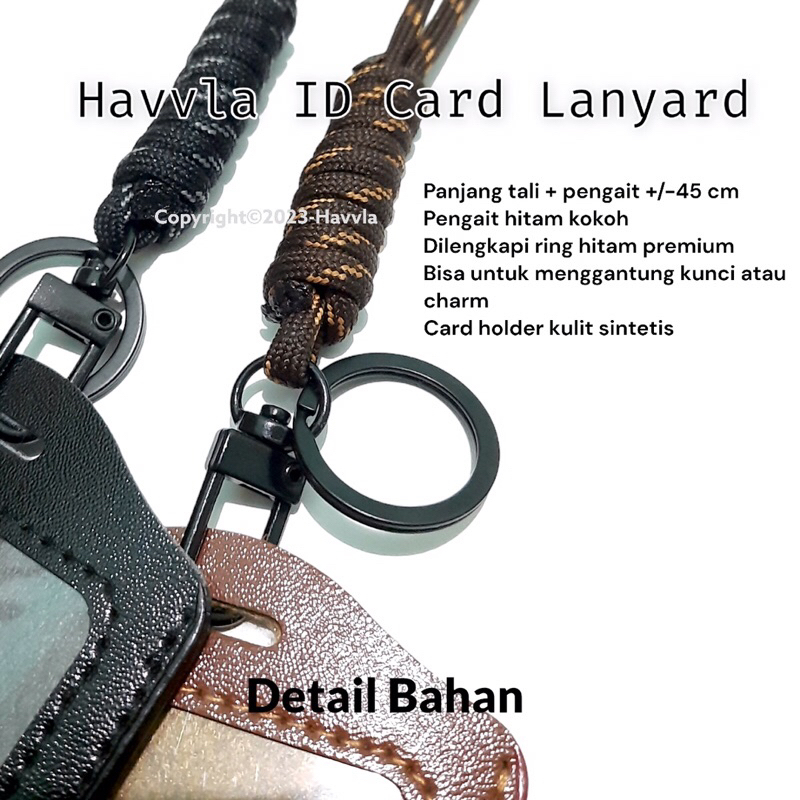 

gk Havvla Name Tag Lanyard / Tali ID Card / Gantungan Name Tag
