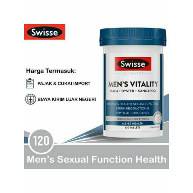 Swisse men's men man vitality 60 / 120 tabs