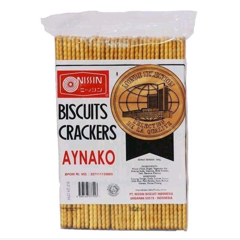 

BISCUITS BISKUIT CRACKERS AYNAKO | FRYCHIP | TEXA | FISHLY | BISKUIT KERING | MADU NISSIN NETTO 300 GR