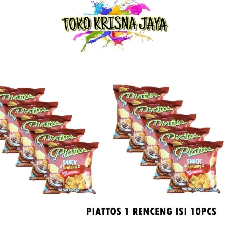 

PIATTOS SNACK KENTANG RASA SAPI PANGGANG RENCENG ISI 10 PCS X 10 GRAM