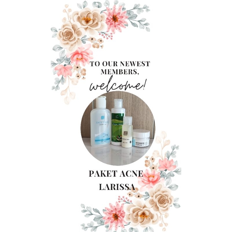 PAKET NEW MEMBER LARISSA ACNE-JERAWAT