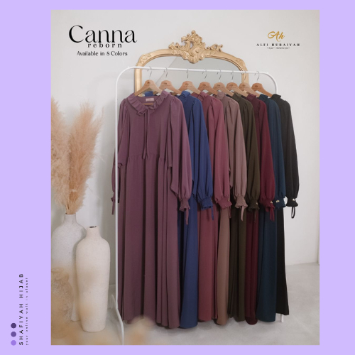 Gamis Canna dan Cassablanca by Alfi Huraiyah
