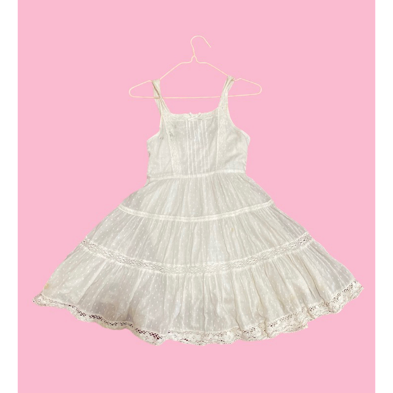 Preloved Dress Vintage, Coquette, Shabby Chic, Mini Dress, Dress Kawaii, Dress Lolita