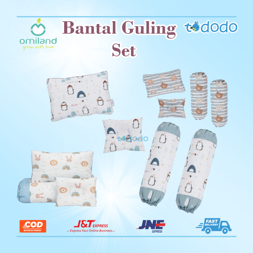 Omiland Bantal Guling Set
