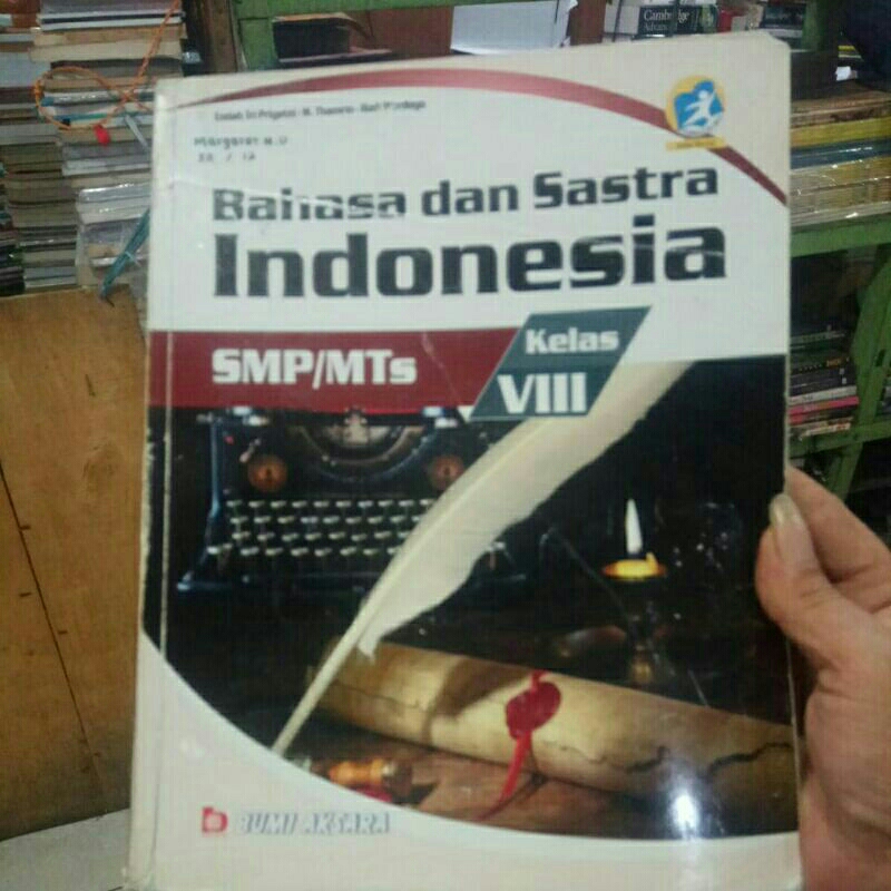 BUKU BEKAS BAHASA DAN SASTRA INDONESIA 2 SMP