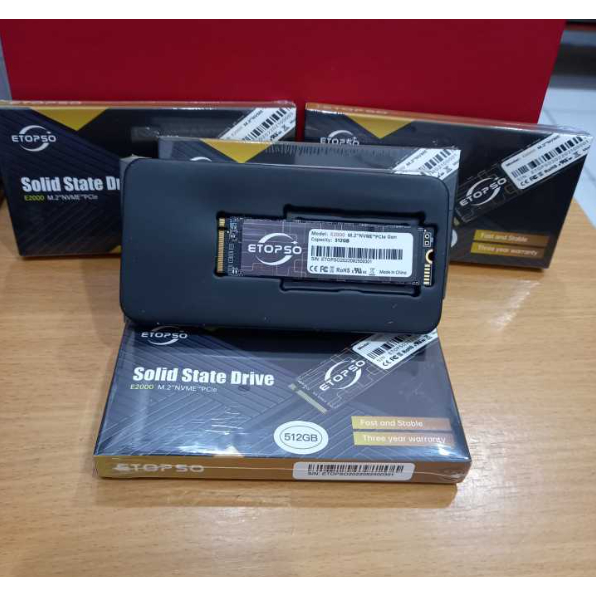 SSD Nvme Etopso 128 256 512GB Garansi 3TH
