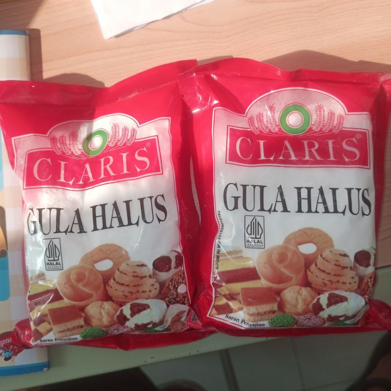 

gula halus claris 250 gram