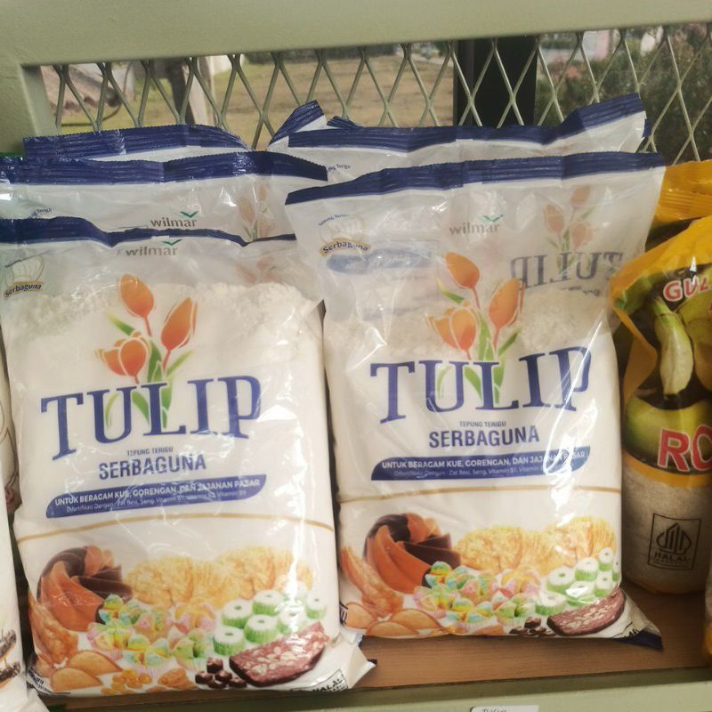 

Tepung Terigu Serbaguna Tulip 1 Kg