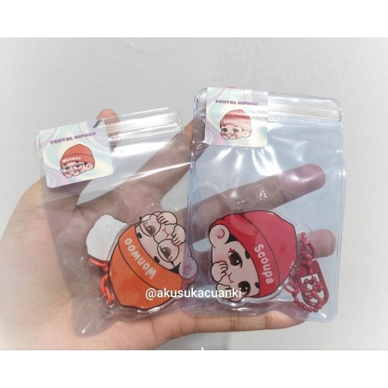 Keychain Pentol Hip Hop Wonwoo S.Coups by @.Gyubaragi_ (Take all)