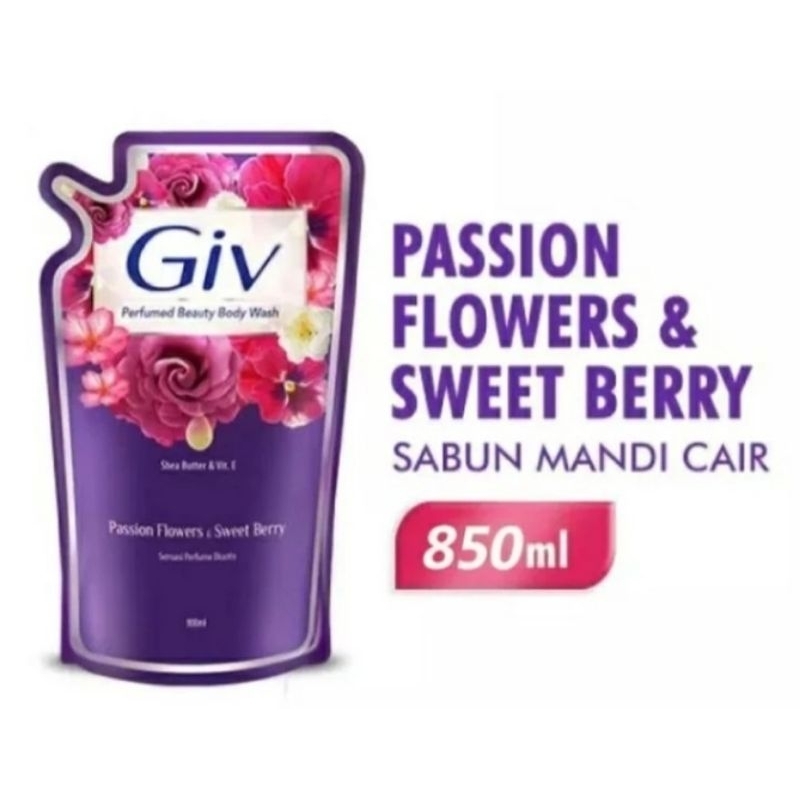 Sabun mandi cair giv ungu 850ml