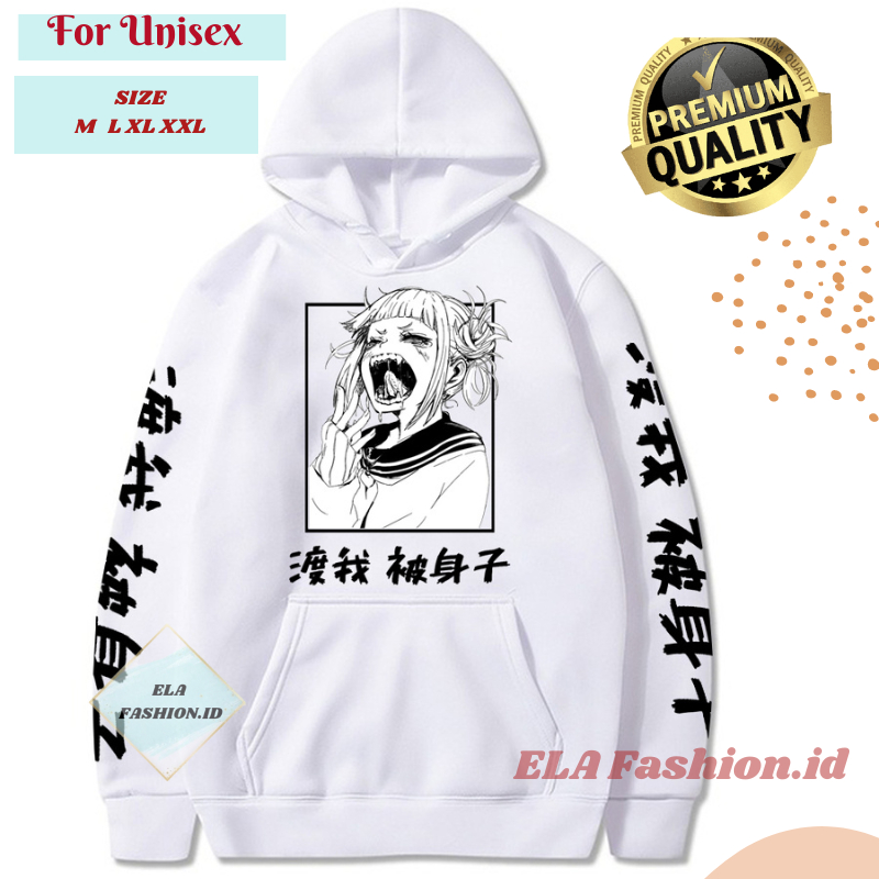 Hoodie Himiko Toga Bakugou Katsuki Unisex Hodie Anime Wibu