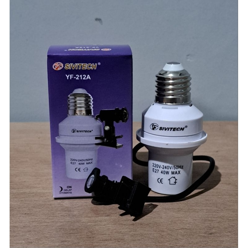 FITTING SENSOR / FITTING OTOMATIS / FITTING SENSOR SIANG MALAM / FITTING LAMPU SENSOR CAHAYA