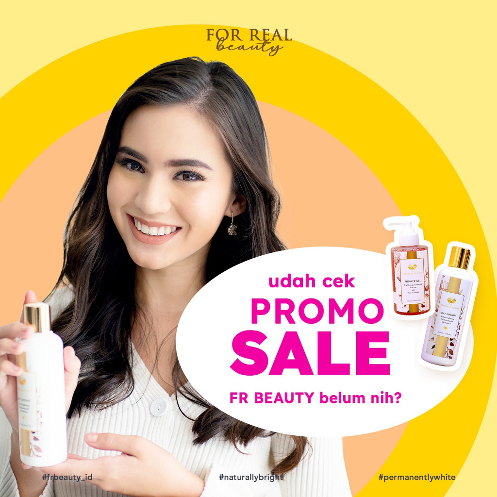 SALE 99K FR BEAUTY PEMUTIH BADAN ( SHOWER GEL & DAY LOTION)