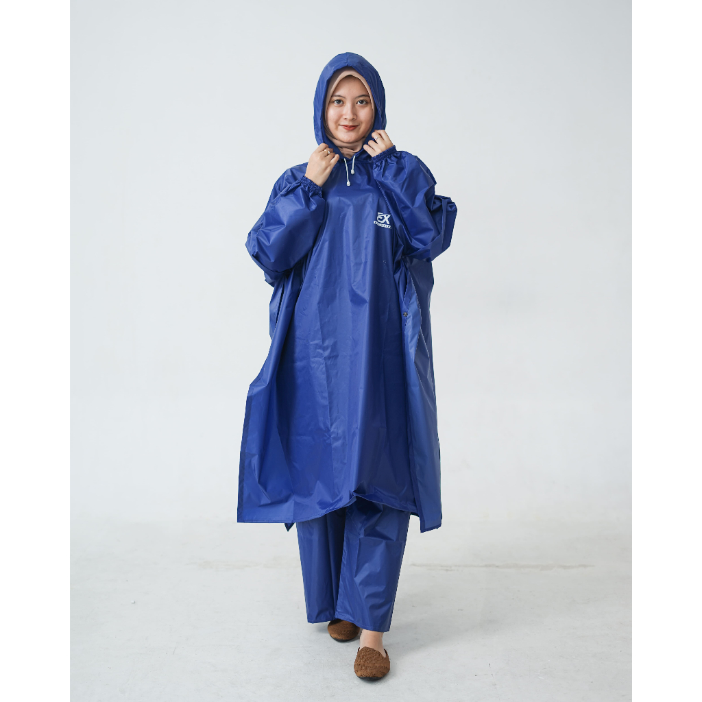 KUALITAS TERBAIK ! Jas Hujan Ponco Raincoat Dewasa (Pria &amp; Wanita) Anti Rembes