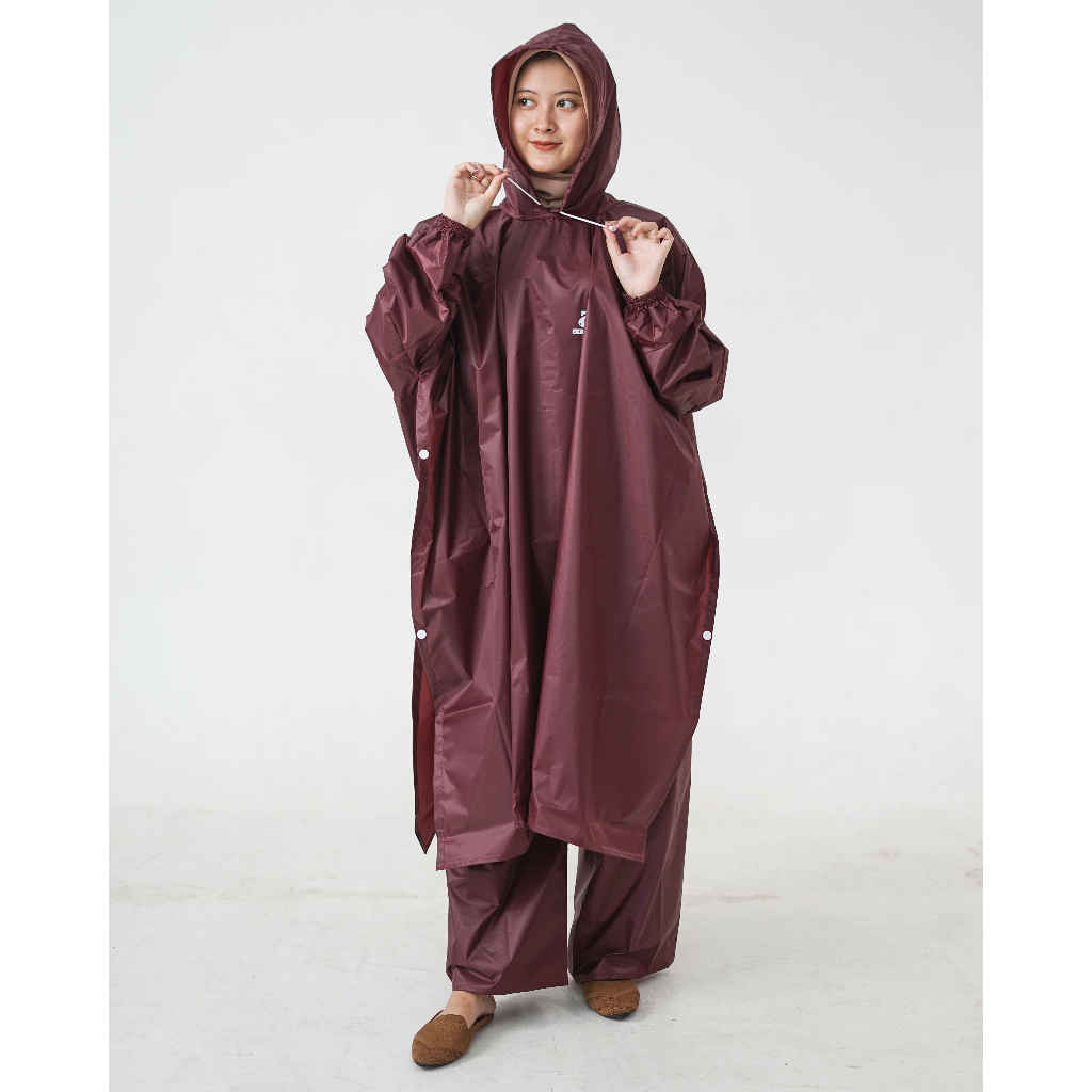 KUALITAS TERBAIK ! Jas Hujan Ponco Raincoat Dewasa (Pria &amp; Wanita) Anti Rembes