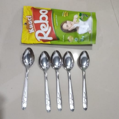 sendok makan motif bunga TEBAL / sendok stainless steel