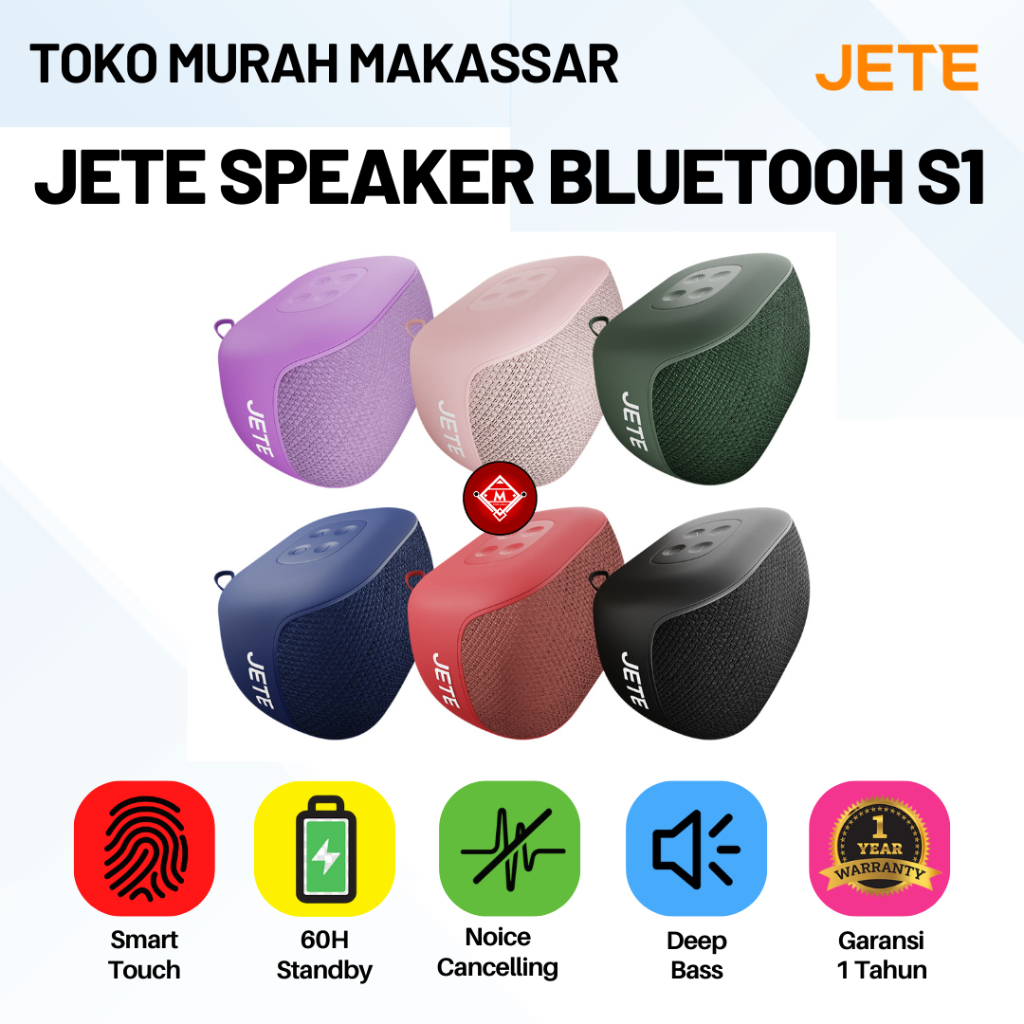 SPEAKER BLUETOOTH JETE S1 / JETE-SPK01