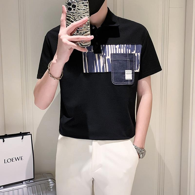 2025 kaos polo pria lengan pendek kaos polo putih pria polo putih pria kaos kerah lengan pendek pria