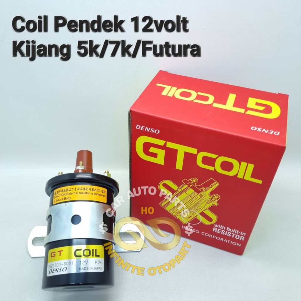 COIL PENDEK GT COIL DENSO KIJANG 5K KIJANG 7K GOOD QUALITY