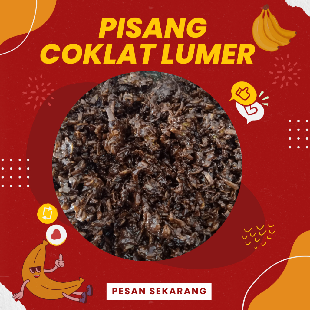 

Cocoa Banana Chips - Keripik Pisang Coklat Lumer