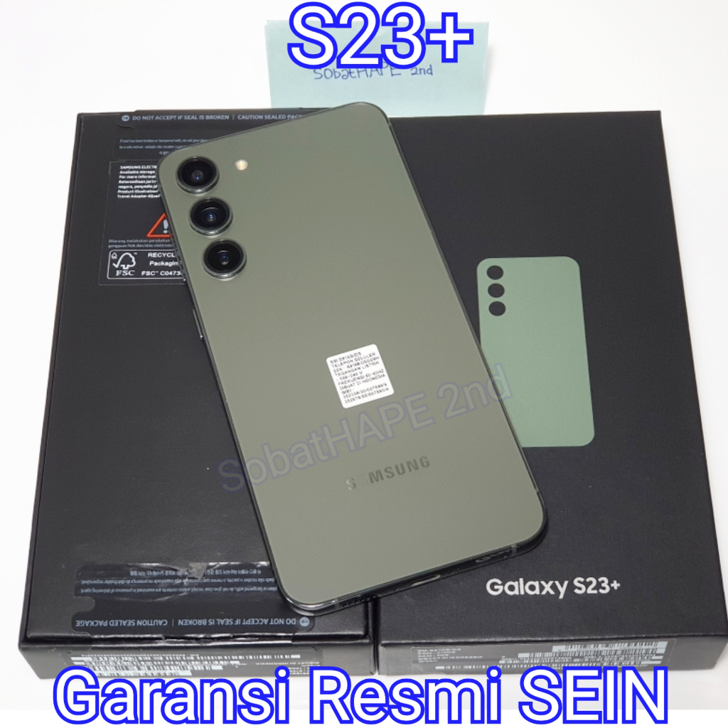 HP Samsung S23 Plus 256GB 512GB Resmi SEIN DualSim 2nd Second Fullset S23+ Mulus