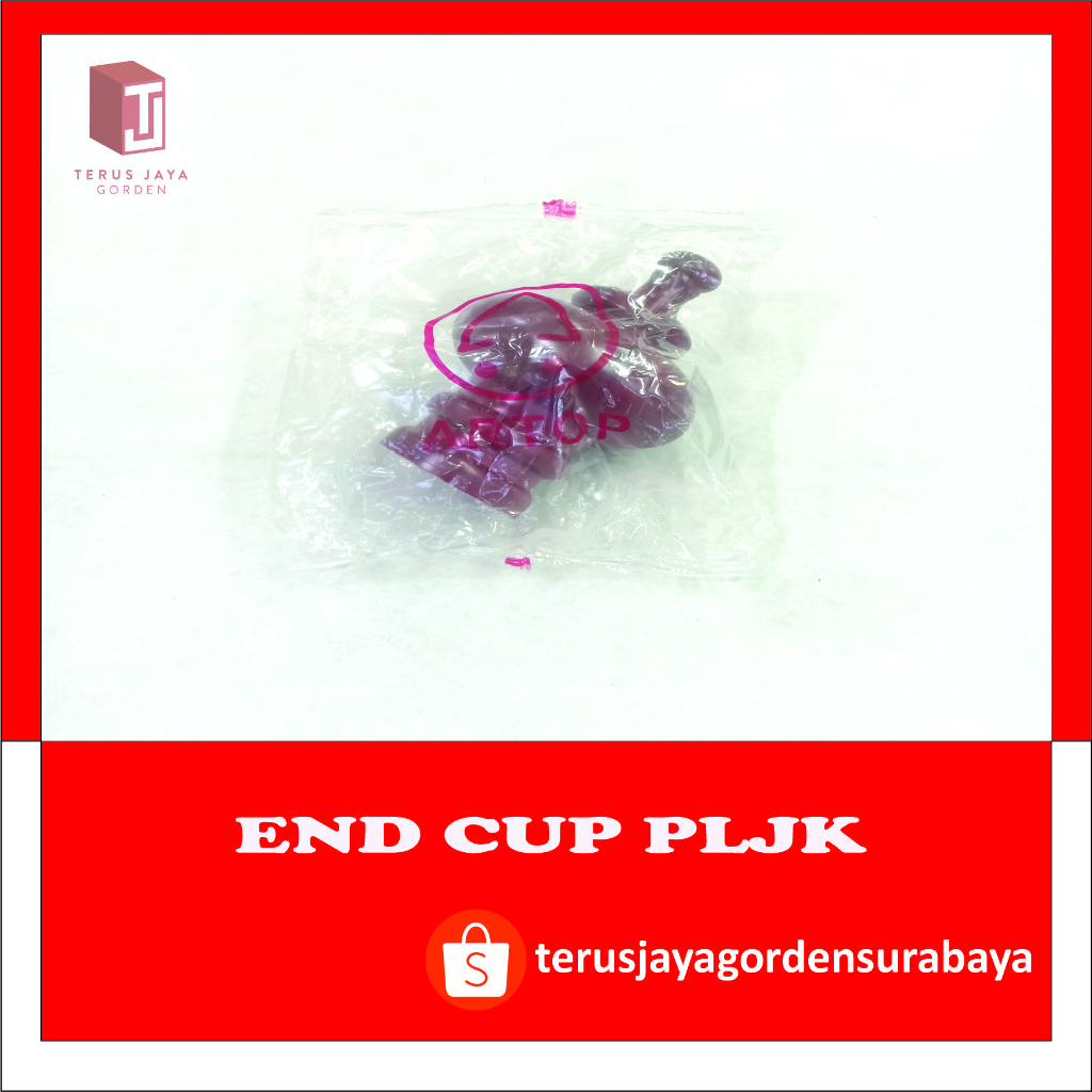 End Cup Rel Gorden Bulat PLJK / Tutup Gorden Bulat Polos Jumbo Kayu
