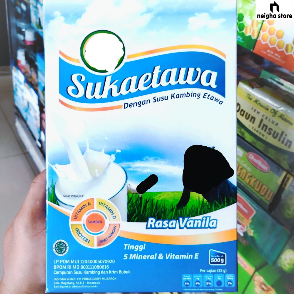 

Susu Kambing Etawa SUKAETAWA 500 gram Tinggi Mineral dan Vitamin Untuk Daya Tahan Tubuh BPOM HALAL