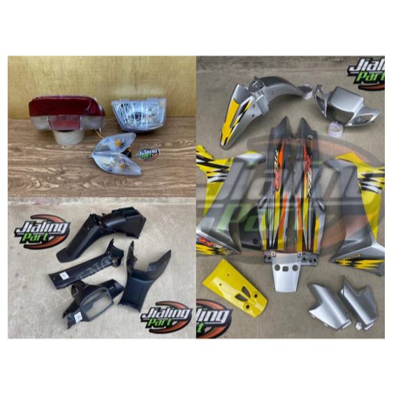 (COD) full set body Yamaha Fiz R milenium kuning silver body halus fizr dan body kasar fiz r milleni