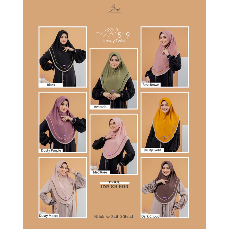 Hijab Jilbab Ar519 by Arrafi