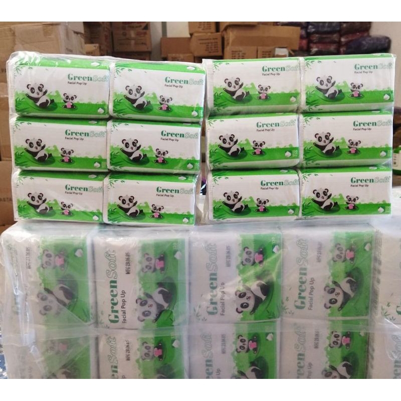 tissue green soft
