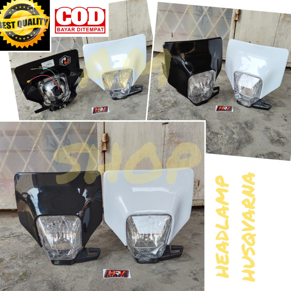 HEADLAMP HUSQVARNA LAMPU DEPAN HUSQVARNA LAMPU DEPAN TRAIL HUSQVARNA TRAIL SUPERMOTO MOTOCROSS HUSQV