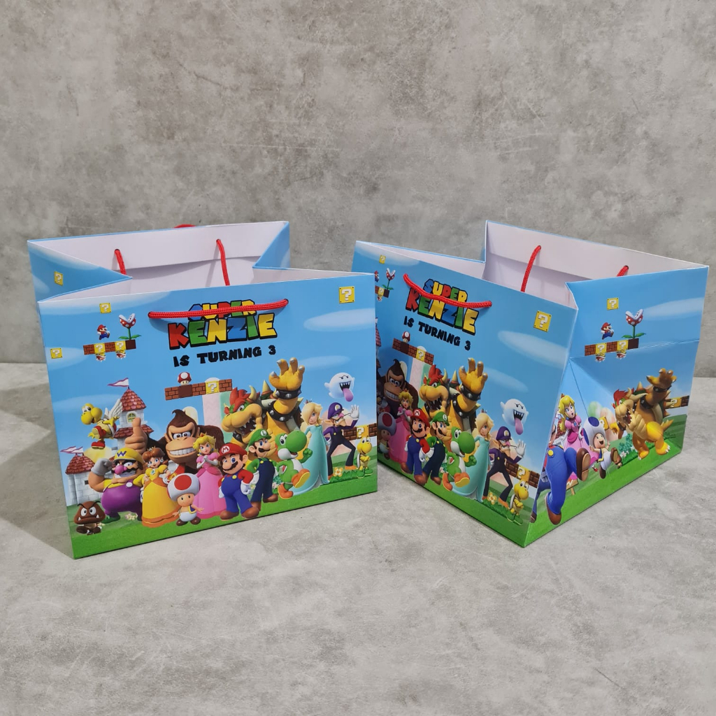 

Super Mario Bros Paperbag | Souvenir paperbag | Goodie Bag