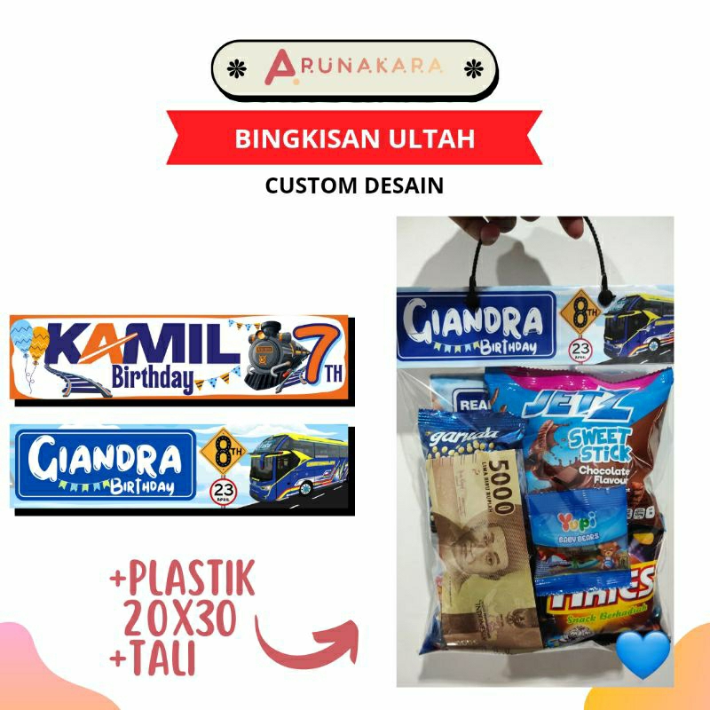 

BINGKISAN ULANG TAHUN - BINGKISAN ACARA KELUARGA - BINGKISAN CUSTOM