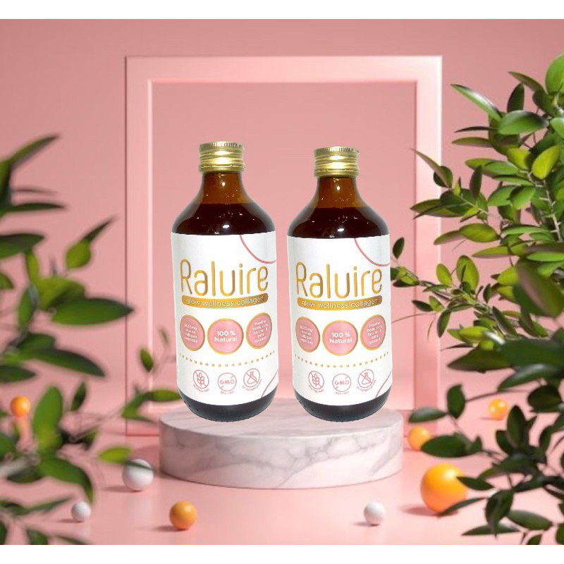 2 BOTOL BUNDLE Raluire glow wellness collagen (Collagen cair natural (herbal) pertama di indonesia, 