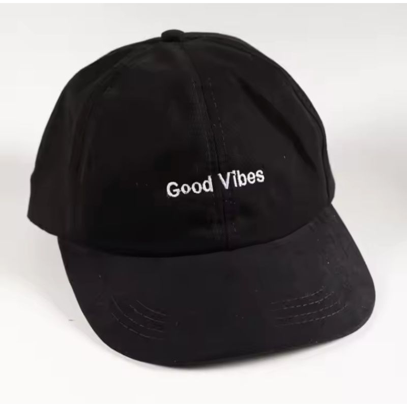 TOPI BASEBALL GOOD VIBES BORDIR / TOPI BASE BALL GOOD VIBES BORDIR