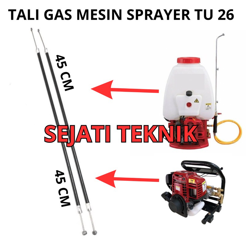 Tali gas sprayer gendong mini sprayer tu26 kabel gas sprayer gendong tu26 portable sprayer spare par