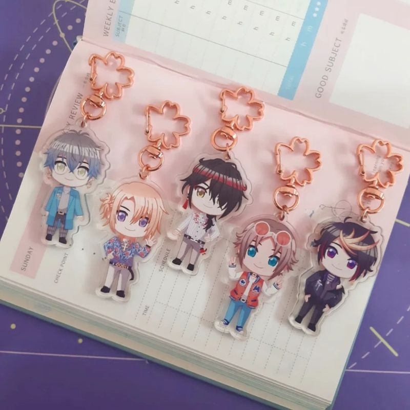 Luxiem Nijisanji EN Vtuber Keychain -  Sakura Bloom Ver.