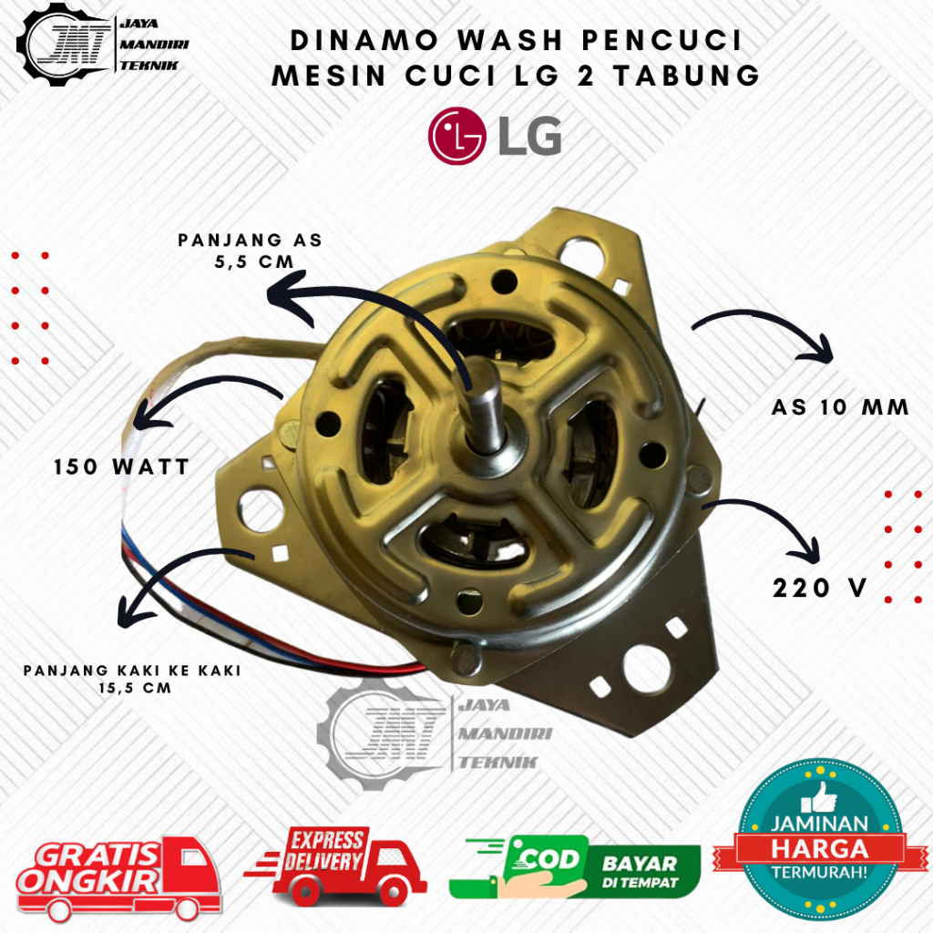 Dinamo Wash Pencuci Mesin Cuci LG 2 Tabung | Dinamo Wash
