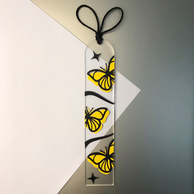 

Butterfly bookmark — Pembatas buku akrilik motif kupu-kupu