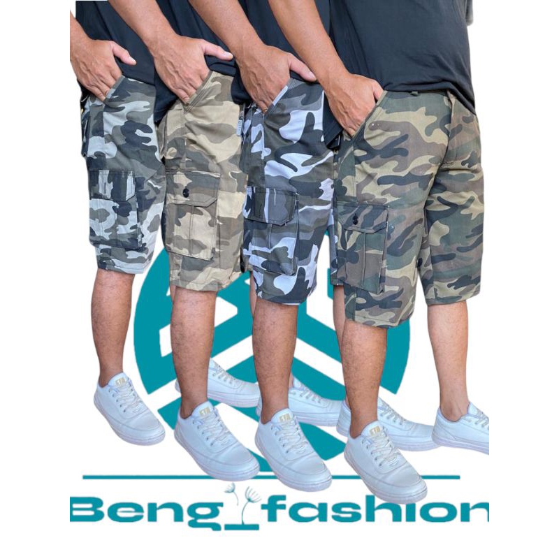 celana pendek loreng army celana cargo army