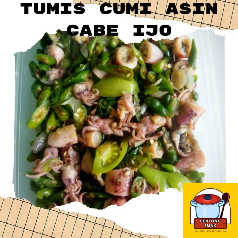 

tumis cumi asin sambel ijo