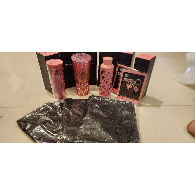 NEW blackpink x starbucks 2023 (tumbler, termos, tote bag, key chain ) import from korea