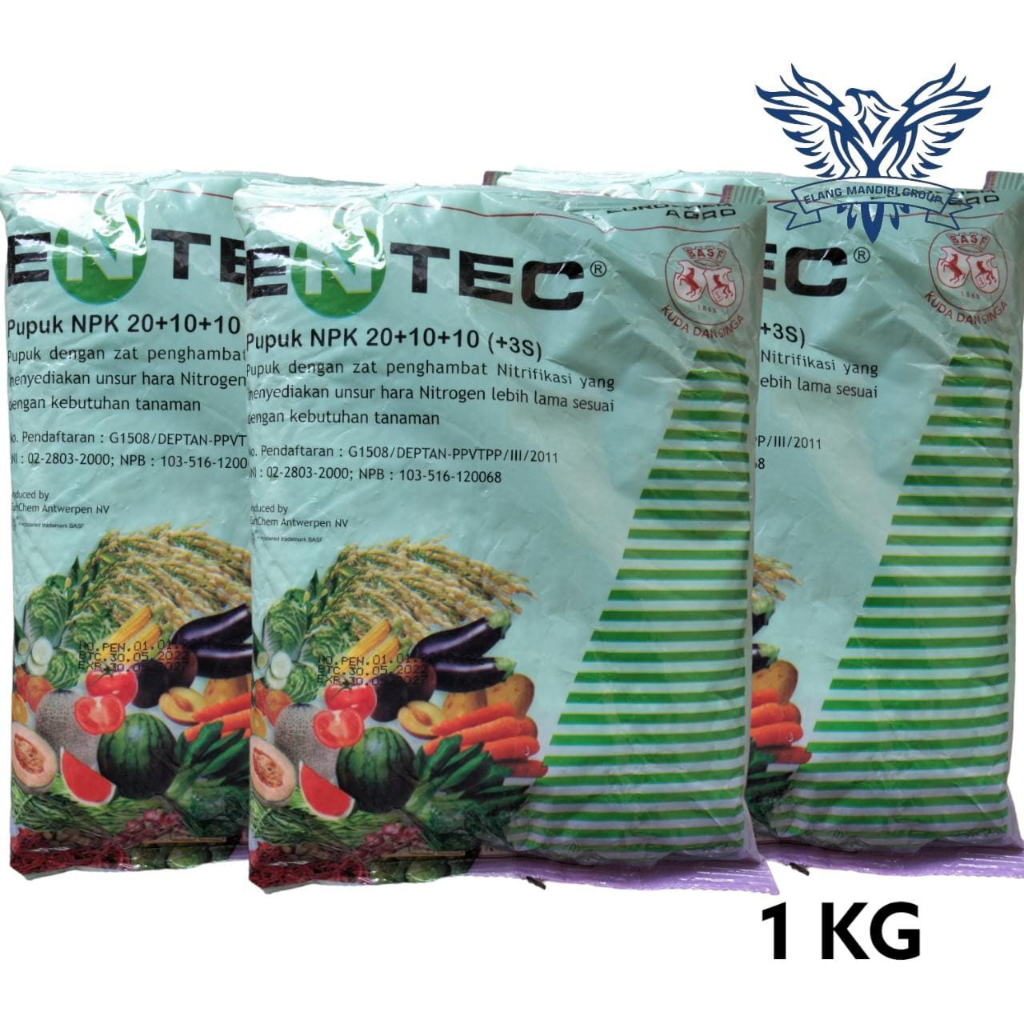 PUPUK ENTEC NPK 20-10-10 1 KG Pupuk Semua Jenis Tanaman