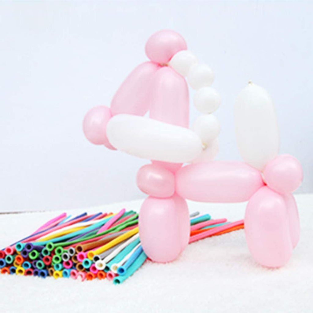 DINOSO Balon Latex Twist Pentil Macaron Balon Panjang Pastel Isi 1 Pcs