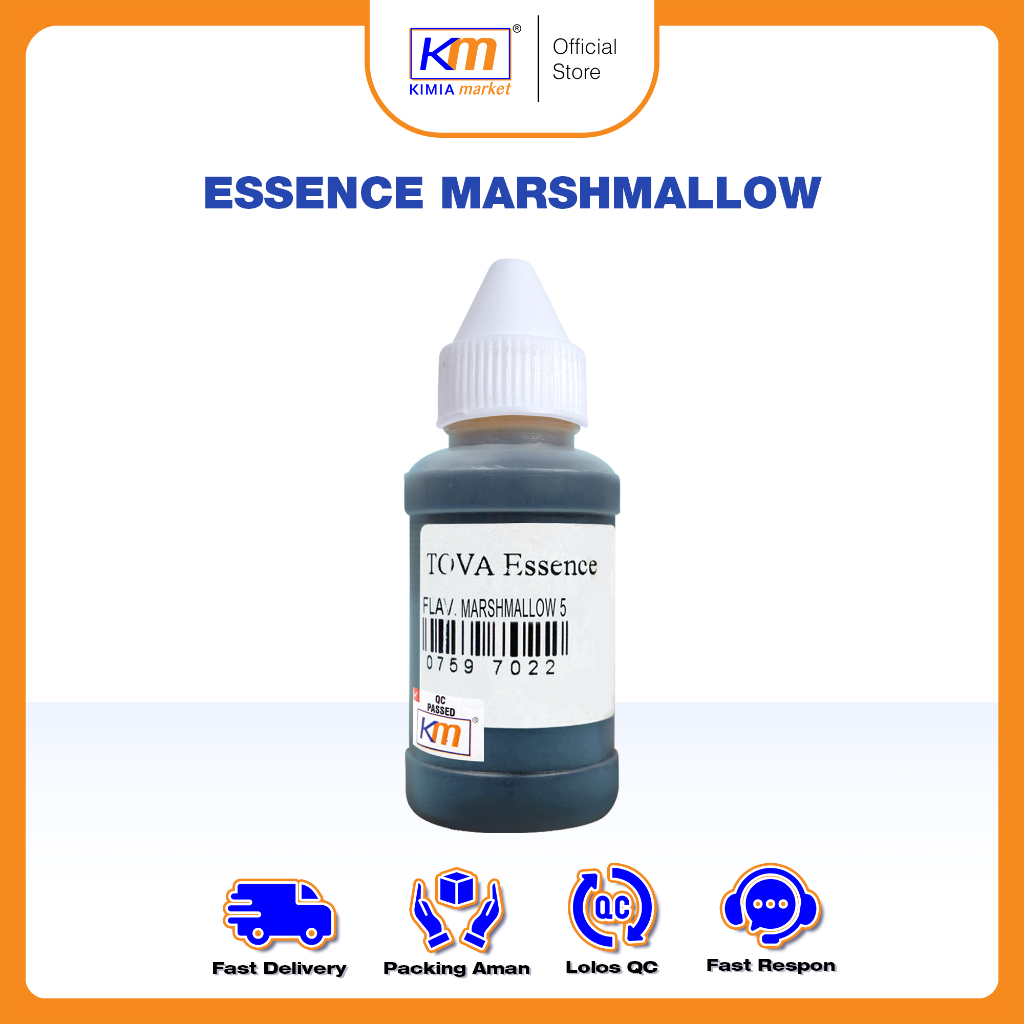 

Essence Marsmellow Ukuran 50ML Perisa Makanan / Penambah Aroma Cair / Perisa Cair Marshmellow / Essen Marshmellow Makanan/Minuman