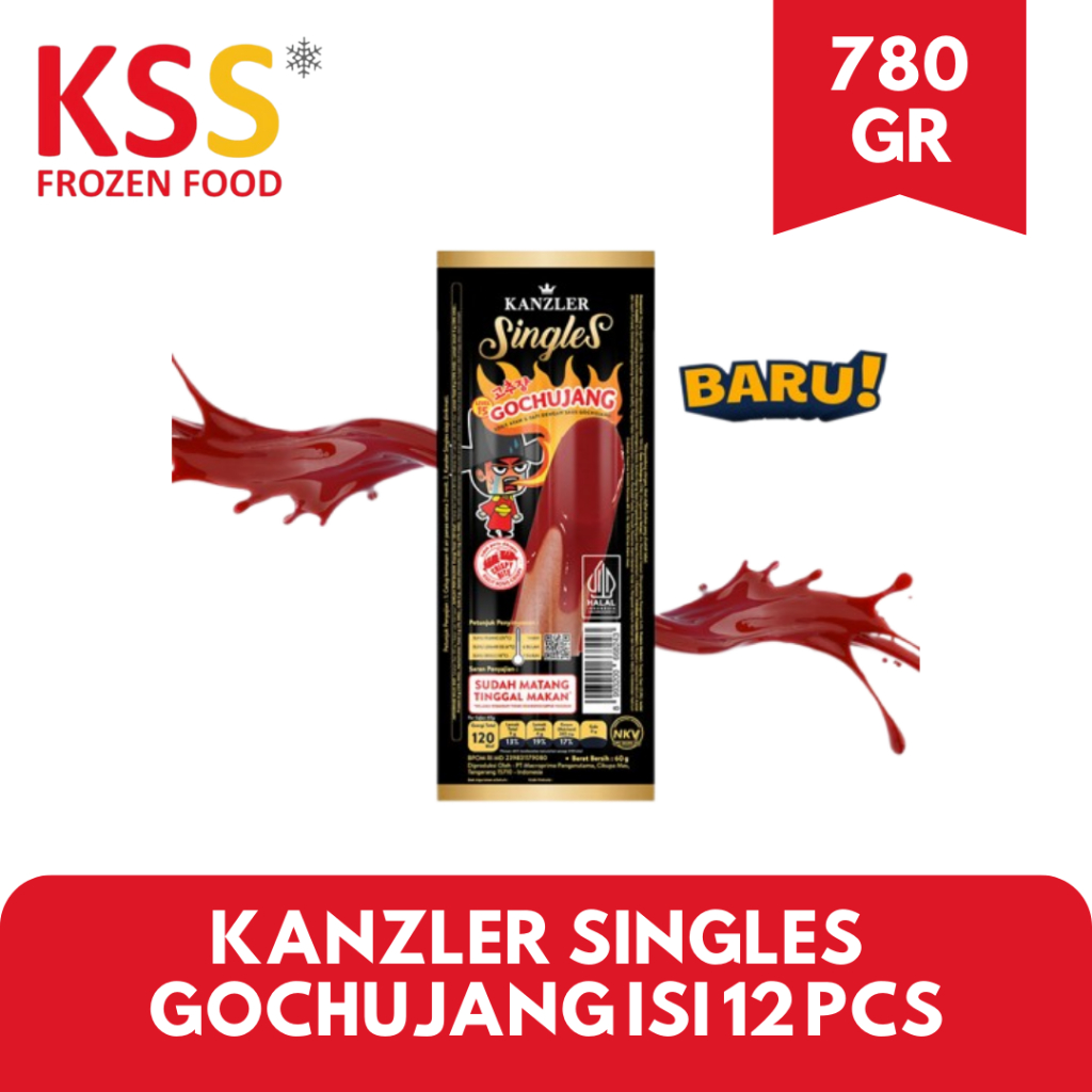 

KANZLER SINGLES GOCHUJANG 1 BOX ISI 12 PCS