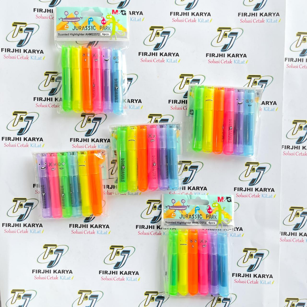 

JURASSIC PARK" Mini Scented Highlighter 6pcs/ Stabillo Mini - M&G