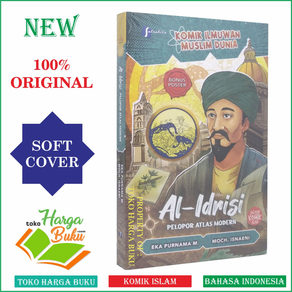 Foto Komik AL-IDRISI Pelopor Atlas Modern Komik Ilmuwan Muslim Dunia Jagoan Komik Islam Penerbit Salsabila