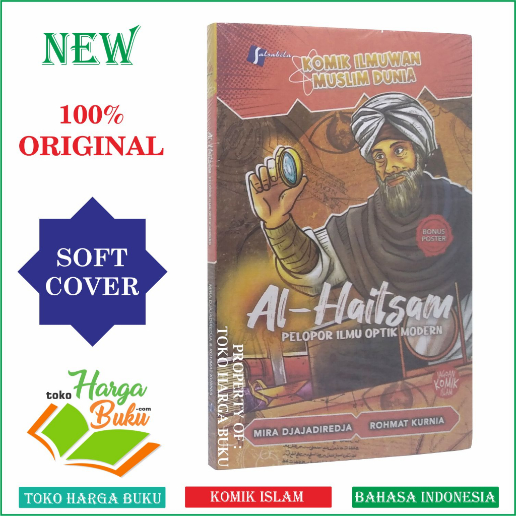 Foto Komik AL-HAITSAM Pelopor Ilmu Optik Modern Komik Ilmuwan Muslim Dunia Jagoan Komik Islam Penerbit Salsabila